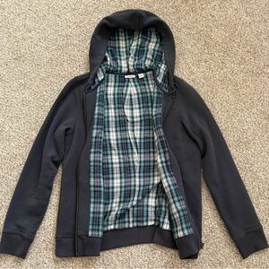 L.L. Bean Plaid Shirt with Blue and Green Accents